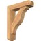 Ekena Millwork Funston Craftsman Smooth Bracket w/ Offset Brace, Western Red Cedar, 5 1/2"W x 22"D x 26"H BKT0604X22X26FST04SWR - alternate 1